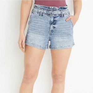 KanCan NWT 90's High Rise Belted Short in Light Sandblast Size 31